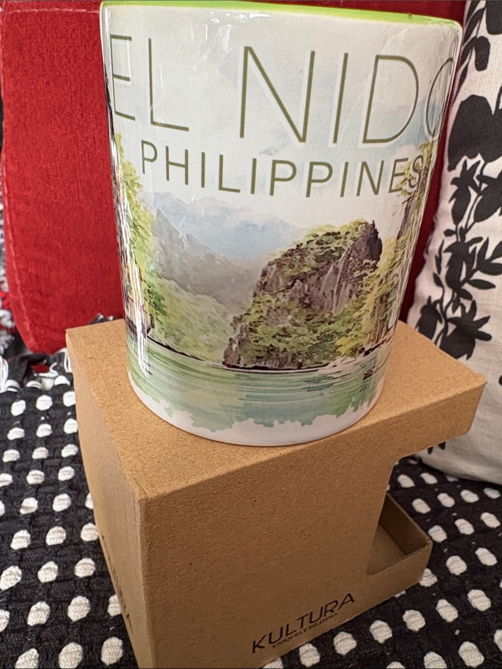El Nido Philippines Ceramic Mug - Green Accent Travel Design